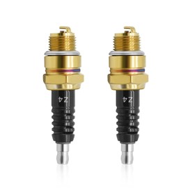 Wai Danie Pack of 2 spark plugs Z4C for 49cc 50cc 60cc 66cc 70cc 80cc 2 stroke motorised bicycle moped scooter JOG50 90 ZX50 QJ50 DX100