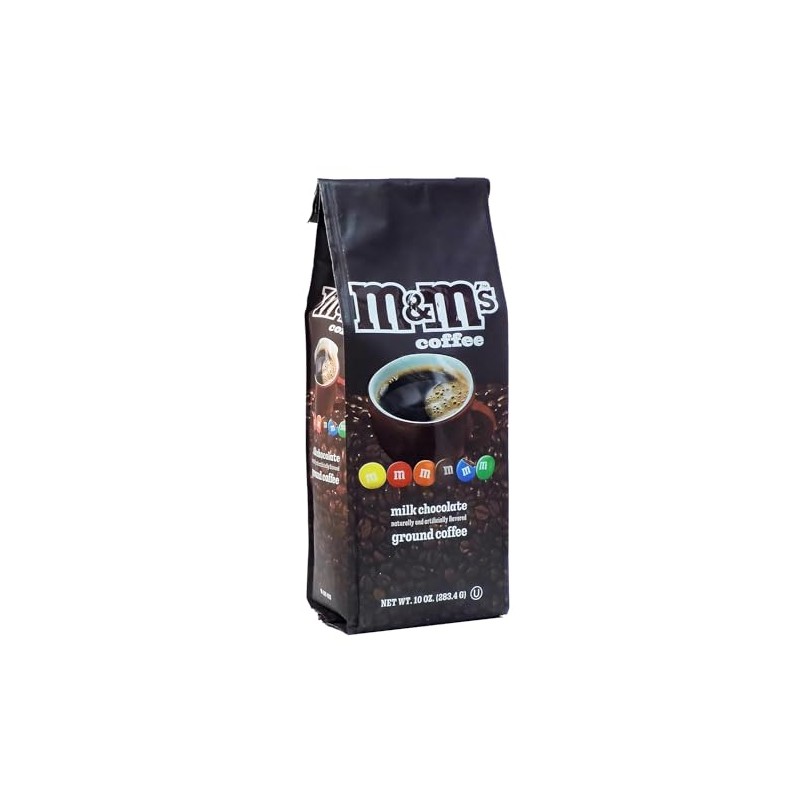 White Coffee M&M Milk Chocolate Flavored Medium Roast Ground Coffee