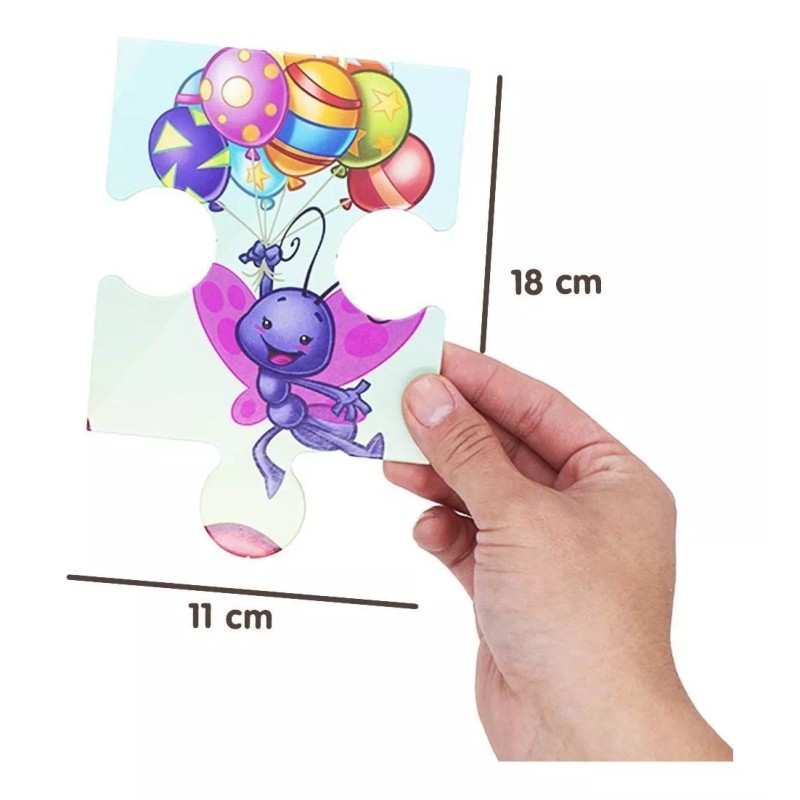 Didacti Juegos Rompecabezas Gallina Pintadita 24 Piezas Mis Amigos Escolar