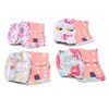 4 Pcs Baby Cloth Diapers Adjustable Washable Reusable Diapers for