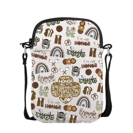 POFULL Brownie Troop Gift Scout Brownie Crossbody Bag Scout Troop Gifts (Brownie Crossbody Bag)