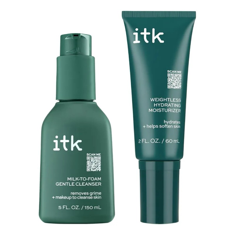 Itk Skincare Set De Limpiador + Crema Hidratante Limpiador F