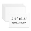 100 Sheets Blank Cardstock 2.5 x 3.5 Inch, 350 GSM