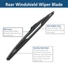 Rear Windshield Wipers Blade Arm Set for Nissan Quest 2005-2009,