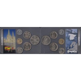 Prophila Collection Spain 1980 Uncirculated Course Coins Stgl./Uncirculated 1980 50 Centimos to 100 Pesetas (Coins for Collectors - No Means of Payment)