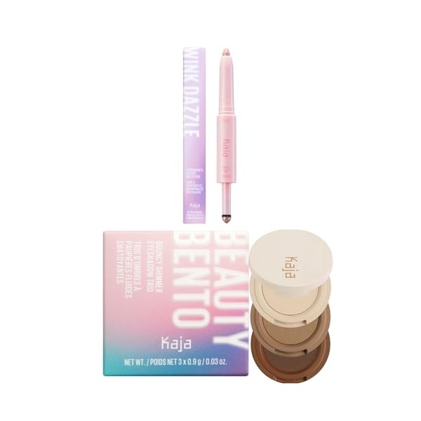 Kaja Wink Dazzle 02 Champagne Sequin + Beauty Bento Collection