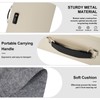 Fireproof Document Box with Combination Lock,Fireproof Money Bag Included-Secure Storage