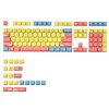 Mechanical Keyboard Keycaps 124 Keys PBT Dye Sublimation Vivid Colors
