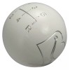 Bowler Performance 5 Speed shift knob White Gloss with silver