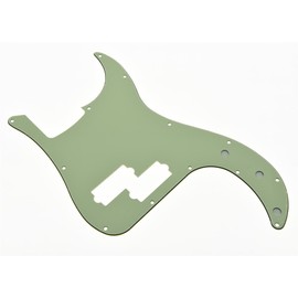 KAISH 13 Hole PB Bass Pickguard PB Scratch Plate Bass Pickguard for USA/Mexico Precision P Bass Mint Green 3 Ply