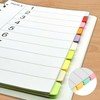 10 Part Folder Dividers A4, Coloured Multi Hole Card Folder