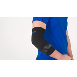 MEDWAY | Codera Elástica con Cojín de Gel y Correa de Ajuste Color Negro