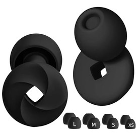 Tapones Auditivo,Tapones Auditivos para Dormir,Reduce hasta 28dB, Incluye Estuche Portátil y 4 Pares de Almohadillas de Silicona (S/M/L), Ideal para C