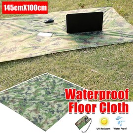 AIMALL Waterproof Outdoor Camping Tarp Rain Fly Tent for Canopy Hammock Hiking Cover, UV-Blocking Sunshade, Durable Polyester, 39x57 Inches