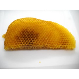 One Freshly 2005 Dried Real USA Honeybee Natural Honeycomb + 12 Free Bees