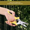 7" Stainless Steel Pruning Shears Cutter Home Gardening Plant Scissor