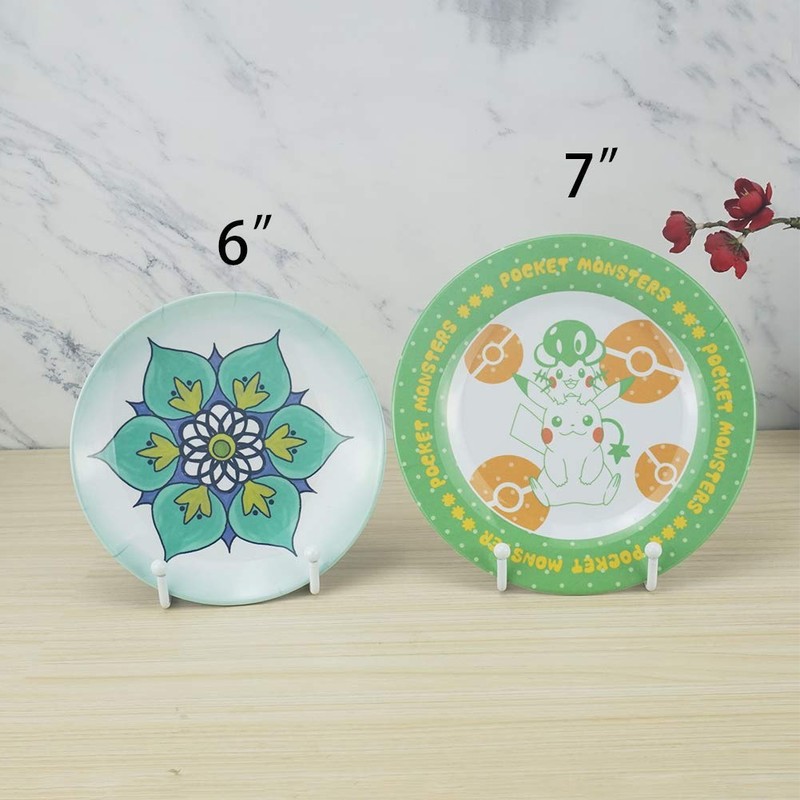 LIONWEI LIONWELI White Decorative Plate Stand Holder Picture Frame Stand