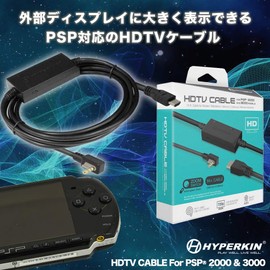 Latest HyperKIN HDMI Converter Cable for PSP® 2000 & 3000 HDTV CABLE For PSP® 2000 & 3000 / Evolution of the Game Screen Just by Connecting it to the Main Unit and TV! No Complying With Cleaning Cloth