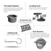 Neodrain 32-Inch Offset Linear Shower Drain with Tile insert Grate