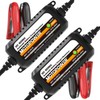 MOTOPOWER MP00205C 12V 800mA Automatic Battery Charger, Battery Maintainer, Trickle