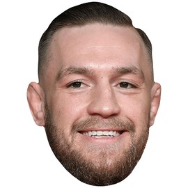 Conor McGregor (Smile) Celebrity Mask, Flat Card Face, Fancy Dress Mask
