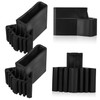 TEHAUX 4 Pcs Ladder Feet Protector Pads Non Slip Plastic