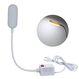 Led Magnetic Work Light Flexible Gooseneck Mchine Table Lamp 120 Volt 800Lumens with Magnetic Mounting Base for Sewing Machine Drill Press Lathe