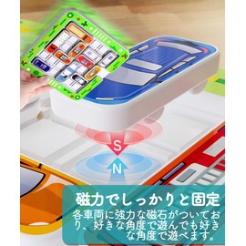 YaloloSay Creative Magnetic Parking Puzzle Toy Educational Toy (3 Difficulty Levels, 360 Challenging Questions), Suitable for All Ages (6 to 99 Years), Logical Thinking Skills, Concentration,