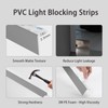 ZSTARR PVC Light Blockers Blackout Light Blocking Strips for Shades
