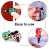 Mini Stubby Screwdriver,3Pcs Flat Head Screwdriver and 3Pcs Cross Head