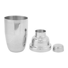Cocktail Shaker Stainless Steel Rust Proof Bartender Drink Mixer with Lid Strainer for Bar 750ml