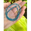 Unbranded Natural Apatite 3mm Gemstone Beads Dainty Choker Minimalist Crystal