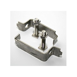 Caledonia Signs 58689 Back to Back Clip, Stainless Steel, 50 mm, Pair