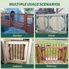 Gate Frame Fence Kit with Gate Latch,Heavy Duty Anti Sag