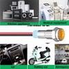 KILIGEN 10pcs 6mm 110V-220VAC LED Waterproof Indicator Light Pilot Light