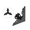 sourcing map 20x20x20mm Metal Box Corner Protectors Edge Guard Iron