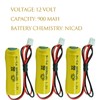 AA 900mAh 1.2V Exit Sign Emergency Light Batteries for UnitechOSA268
