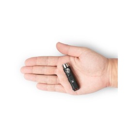 Aurora A1-G4 Small Flashlight High Lumens, USB-C, 650 Lumens, 6500K Mini Keyring Torch (Black)