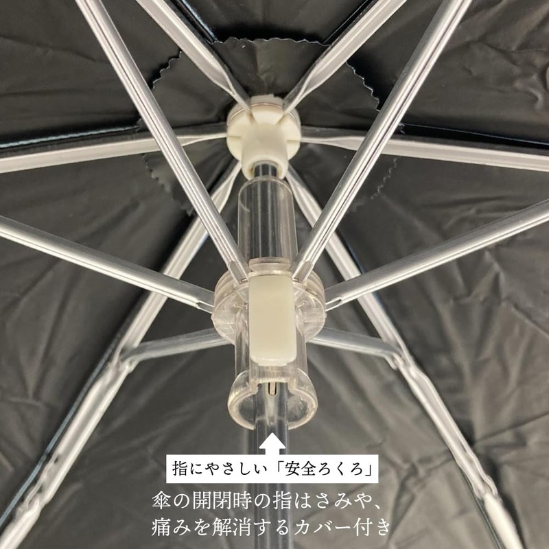 H・A・U 10002942 Parasol Folding Parasol for Rain or Shine, Lace,