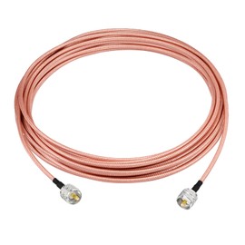 Superbat High Power CB Coax Cable 20ft UHF Male to Male PL-259 Jumper Cable RG142 Cable for HAM Radios CB Radio Antenna Analyzer Dummy Load SWR Meter