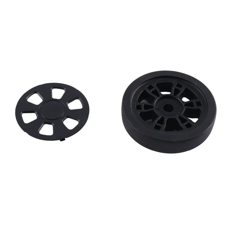 55mmx12mm Luggage Wheels Replacement Wear PU Suitcase Replacement Wheels Black