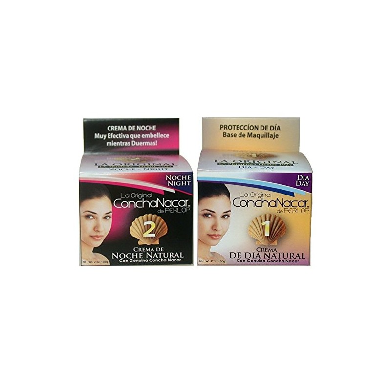 Crema Concha Nacar Original Day Night Face Cream, 2 oz