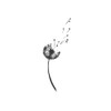 Dandelion Temporary Tattoo