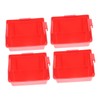 DOITOOL 4pcs Stackable Parts Organizer Bins for Garage and Workshop