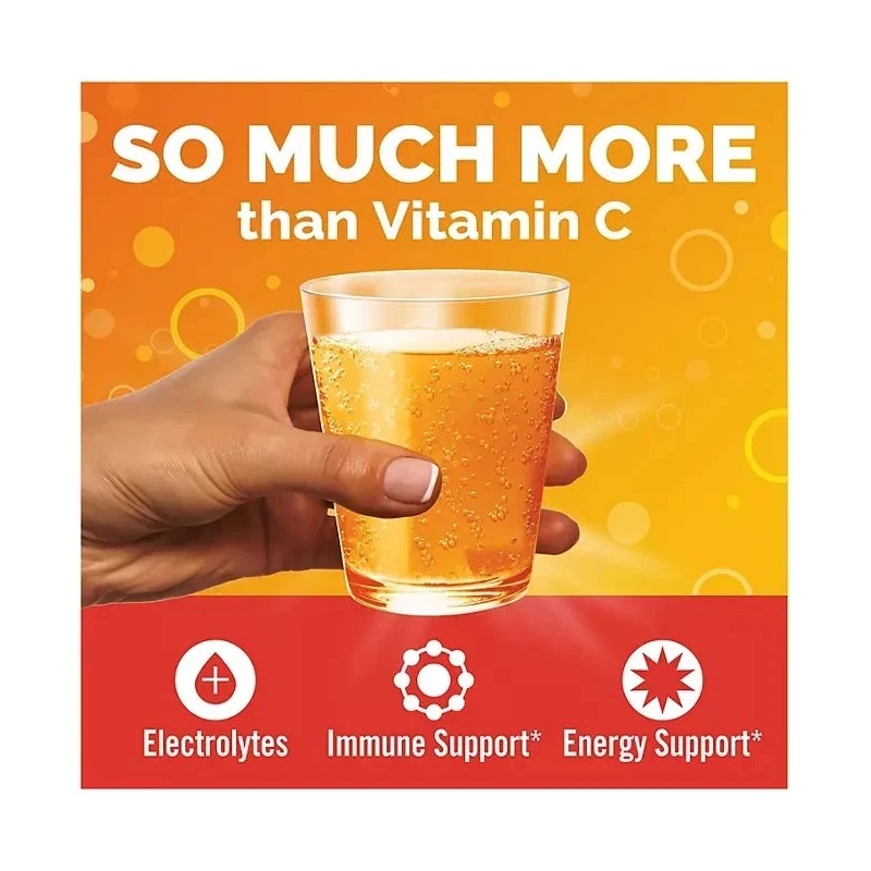 Emergen-C Vitamin C 1000mg Tangerine 30 Packets Immune Support Drink