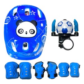Kit Casco Protección Infantil + Timbre De Balón