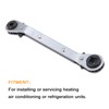 gohantee Refrigeration Ratchet Wrench 4 Different Sizes - 1/4 x