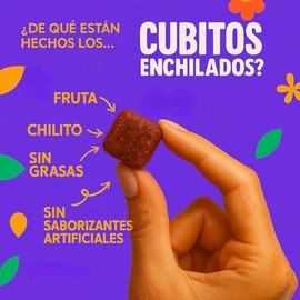 BOCANIKA Fruta Enchilada 100% Natural - 6 Piezas de 50g c/u - Gomitas Enchiladas de Fruta - Snack Sin conservadores Sin Grasas - Superfood, Gluten fre