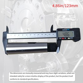 zpldAIAOSI MT2 to MT4 Morse Taper Reducing Adapter, Drill Sleeve, External Morse Taper 4, Internal Morse Taper 2, 124mm Length, MT2 to MT4 Morse Taper Adapter