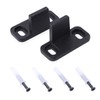 Homode Barn Door Floor Guide, Matte Black Metal Floor Mounted
